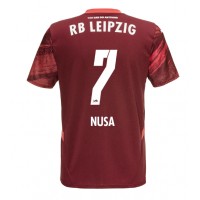 Dres RB Leipzig Antonio Nusa #7 Gostujuci 2024-25 Kratak Rukav